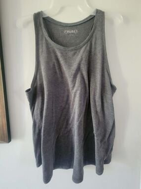 Mudd Gray Sleeveless Tank Top